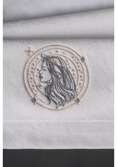 Varol %100 Microcotton Üst Kalite Havlu Seti Burç Nakışlı Başak-standart Başak Diğer