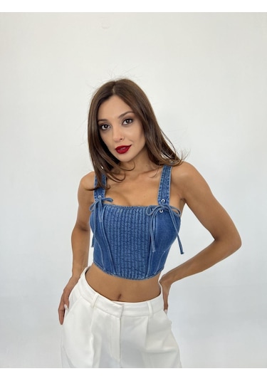 Meleners 6987 Kot Bluz-mavi Mavi