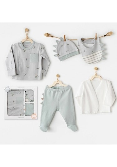 Andywawa Ac26000 Mummy S Snuggle Saurus 5'li Hastane Çıkışı Yeşil Yeşil