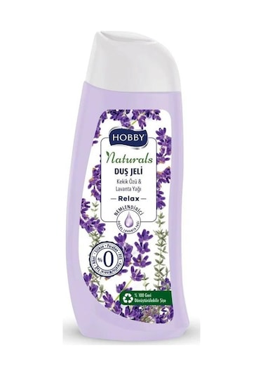 Hobby Duş Jeli Naturals Relax Kekik Özü Lavanta Yağı 500 Ml