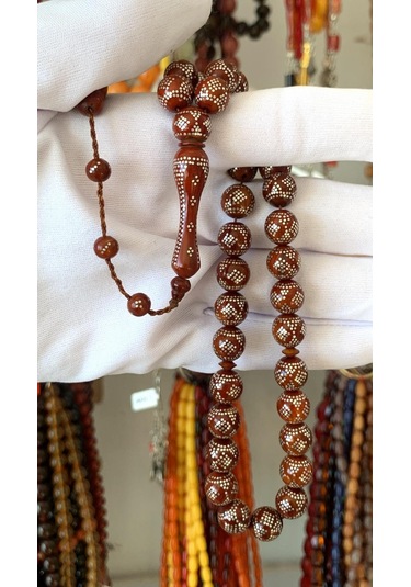 Tesbihci Kuka Gümüş Çakımlı Yuvarlak Sistemli Tesbih