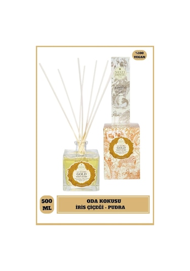 Nesti Dante Oda Kokusu Luxury Gold İris Çiçeği Gül Portakal Kokusu 500 ML