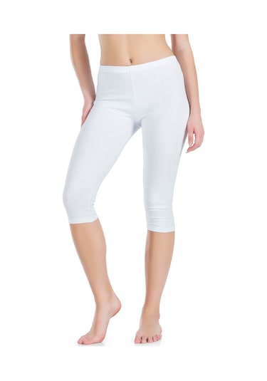 Kısa Kadın Tayt 424 Gri