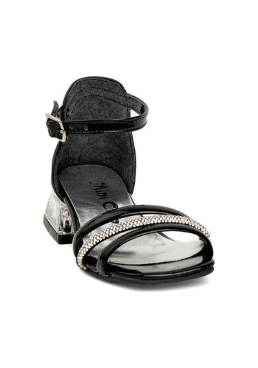 Minican Br P 116 Patik Kız Çocuk Abiye Ayakkabı Siyah Siyah