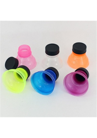 Adet Kapak Kapağı Dönüştürme Kutuları Şişelere Dönüştürün-yeniden Kullanılabilir Geçmeli Üstler Çok Renkli