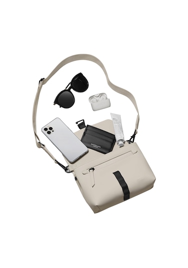 Gaston Luga Spläsh Crossbody Bag - Cloud Cream Bej