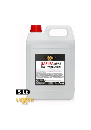 Luxor Kimya Saf İpa %99.9 İzopropil Alkol 5 L
