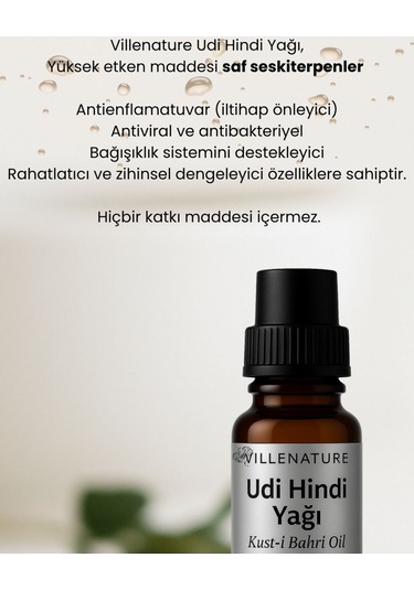 Villenature Udi Hindi Yağı Kust-i Bahri Oil Aquilaria Agallocha 20 Ml