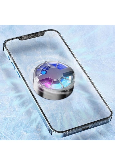 Konesam Al06 Akıllı Telefon Ve Tablet Soğutucu - Manyetik Sogutma, Hızlı Isı Alma, Düşük Gürültü - Siyah