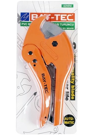 Pvc Boru Kesme Makası, Turuncu 42 Mm, Mk0690