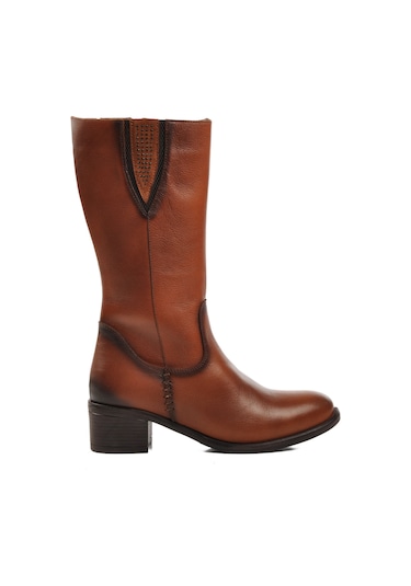 Taba Kadın Çizme 9289 Z Taba