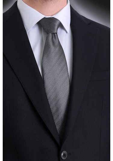 Gri Desenli Kravat 261810etc002 838 Gri - Açık Mavi