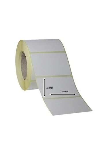 ECZANE ETİKETİ TERMAL ETİKET 40X58 10 ADET RULO 5000 ETİKET