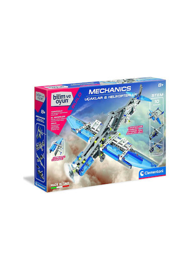 Clementoni Mekanik Laboratuvarı - Uçaklar Ve Helikopterler 75028