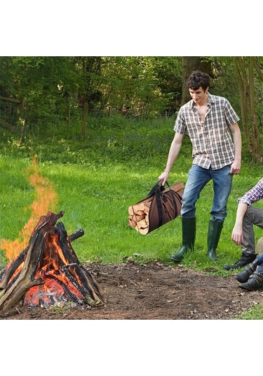 Trendooze Taşınabilir Taşıma Siyah Olan Odun Odun Kolları Kesim Kamp İyi İçin Hediyeler Hava Fonksiyonlu En Depolama Dayanıklı Çok Çantası, Çantası, Çantası, Açık Gm Siyah
