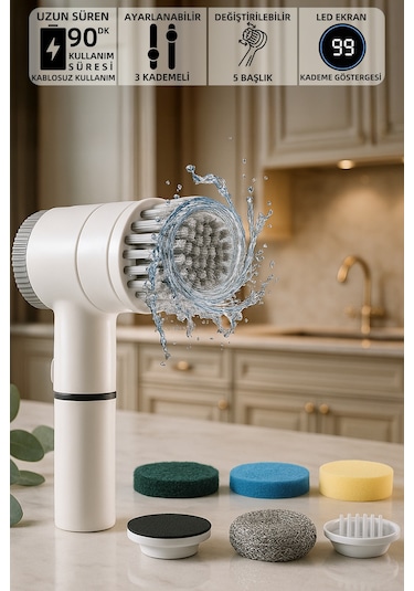 Mioji Mio Cb160 Yeni Nesil 2000mah Çok Amaçlı Temizlik Fırçası