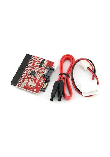 Vkemall Ide-sata Çift Yönlü Dönüştürücü Adaptörü - Ide Ve Sata Diskleri İçin 3gbps Hızlı Veri Transferi, Plug&play, Led Göstergeli