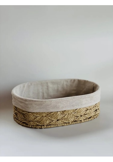 Kulıko Home Orta Boyutlu Örgü Depolama Sepeti 168377940 Bej