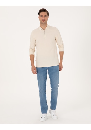 Pierre Cardin Erkek Bej Sweatshirt 50314046-vr011 Bej