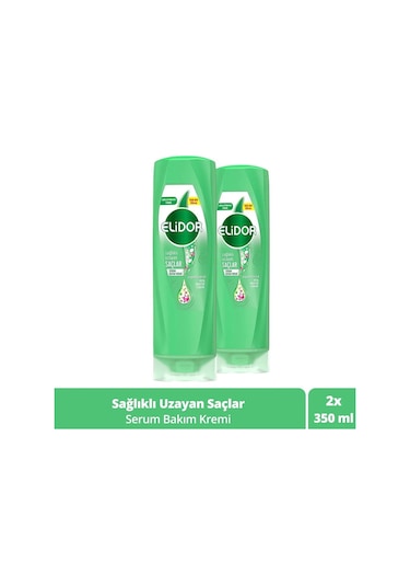 Elidor Serum Saç Bakım Kremi Sağlıklı Uzayan Saçlar 350 Ml X2