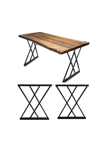 Bin1Fırsatt Metal Ayaklar Masa Ayağı Çalışma Yemek Mutfak Masası Ayağı