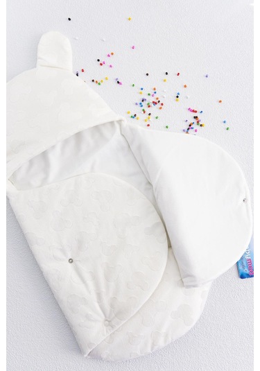 Welsoft Bebek Kundak Bebek Battaniye Krem