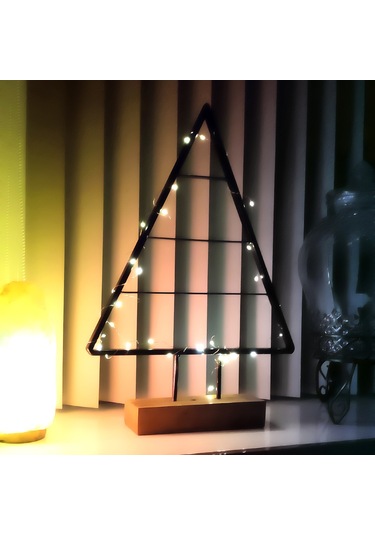 Yılbaşı Çam Ağacı Işıklı Ledli Metal Yeni Nesil