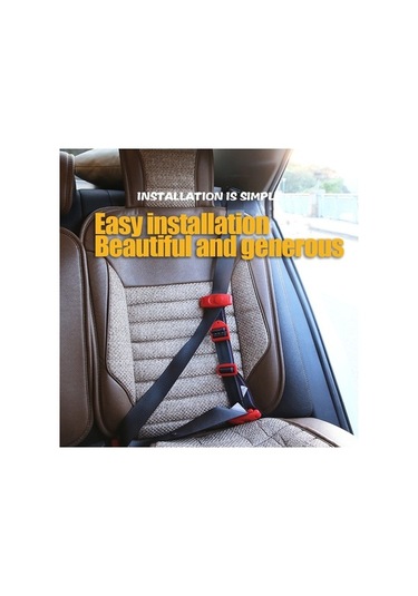 Tongxida Araba Çocuk Koltuğu Emniyet Kemeri Ayarı Kırmızı, Çarpışma Önleyici Limit Sabitleyici