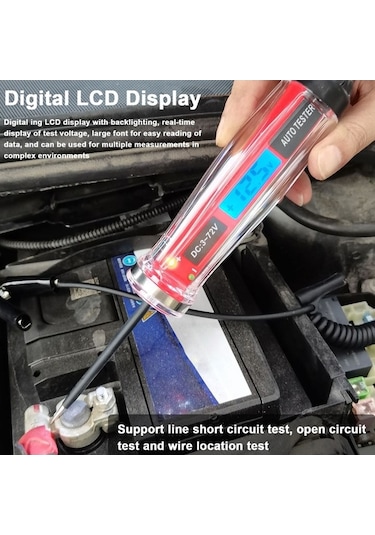 Trendooze Springsun Bipolar Otomotiv 3-72v Elektrik Test/onarım Cihazı Vy