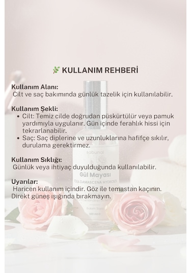 Sabunal Gül Mayası 100 ML
