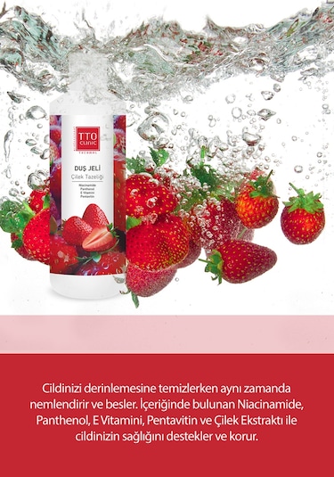 Tto Clinic Çilek Tazeliği Duş Jeli 500 ML