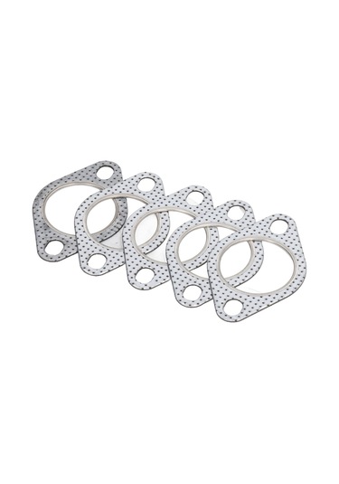 Hombey 5 Adet 2 İnç Alüminyum Folyo Exhaust Flange Gasket - Turbo, Manifold, Boru Uçları İçin Yüksek Sıcaklık Dayanıklı, Ekolik Montaj