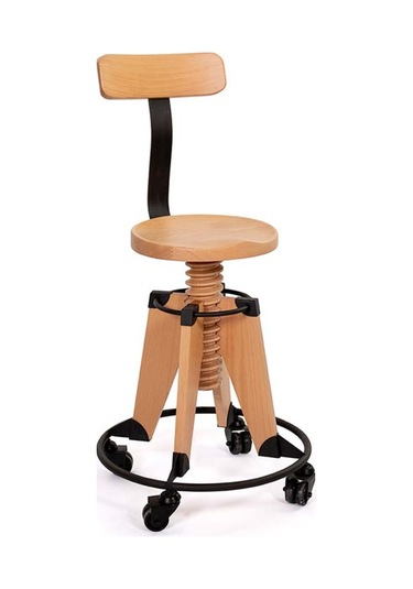 Burgu Roller Sandalye - Meşe