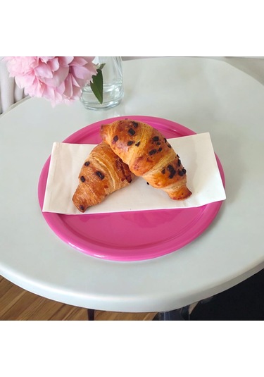 Etal Tepsi Metal Tabak 6 Adet Yuvarlak Çay Ve Kahve Sunum Tepsisi