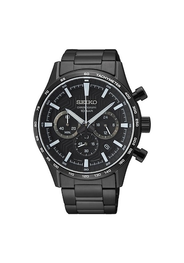Seiko Ssb415p Erkek Kol Saati Siyah