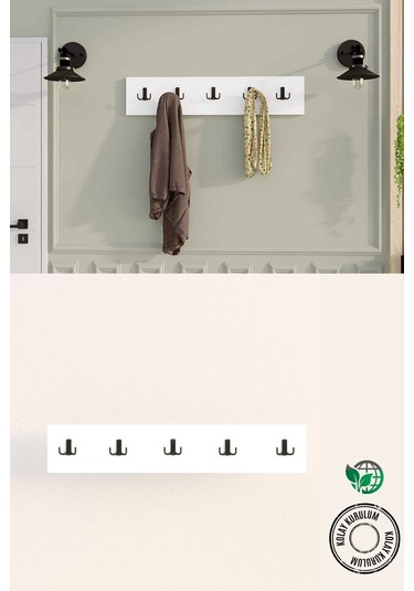 Decormet 5li Askılık Beyaz Diğer