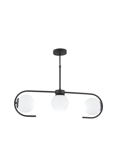 Diaspor 3'Lü Siyah Modern Sarkıt Genç Odası Yatak Odası Retro Salon Avize