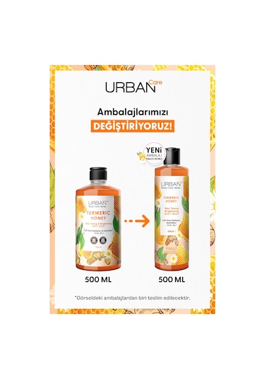 Urban Care Turmeric Honey Cilt Tonu Eşitleyici ve Aydınlatıcı Duş Jeli 500 ML