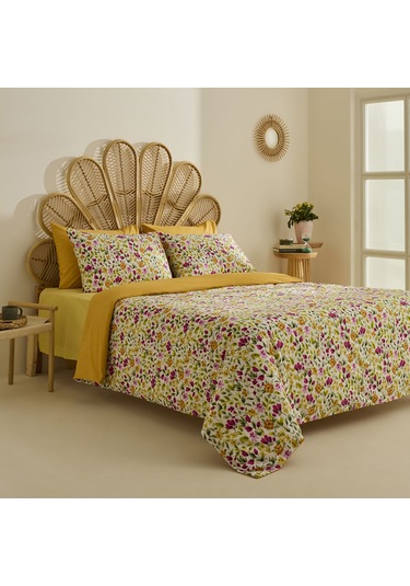 Sarah Anderson Bloomsy Çift Kişilik Nevresim Takımı Pembe Pembe