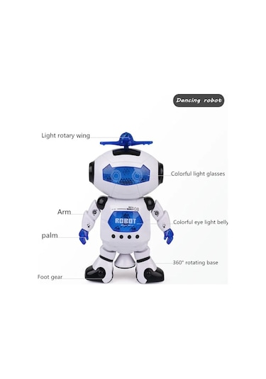 Dans Eden Robot Pervaneli Sesli Işıklı 20 Cm
