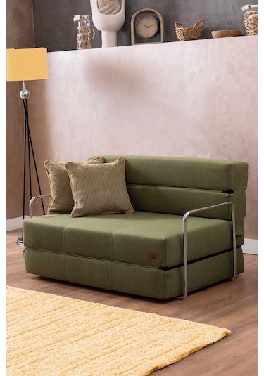 Argimo Balder Çift Kişilik Puf Katlanır Yer Yatağı Yeşil