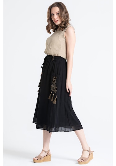 Nil Vual Midi Boy Etek Siyah Syh-siyah Siyah