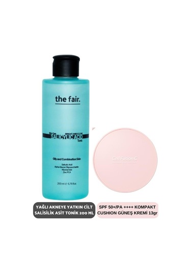 The Fair Bright and Clear Salisilik Asit Tonik 200 ML + Cell Fusion C Renklendirici Kompakt Güneş Kremi 13 G