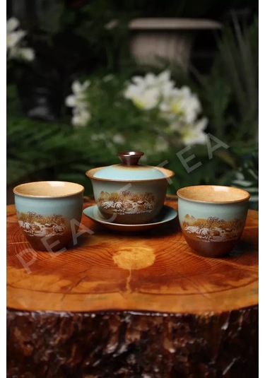 Peace Tea Çay Demliği Gaiwan 150800521 Turkuaz