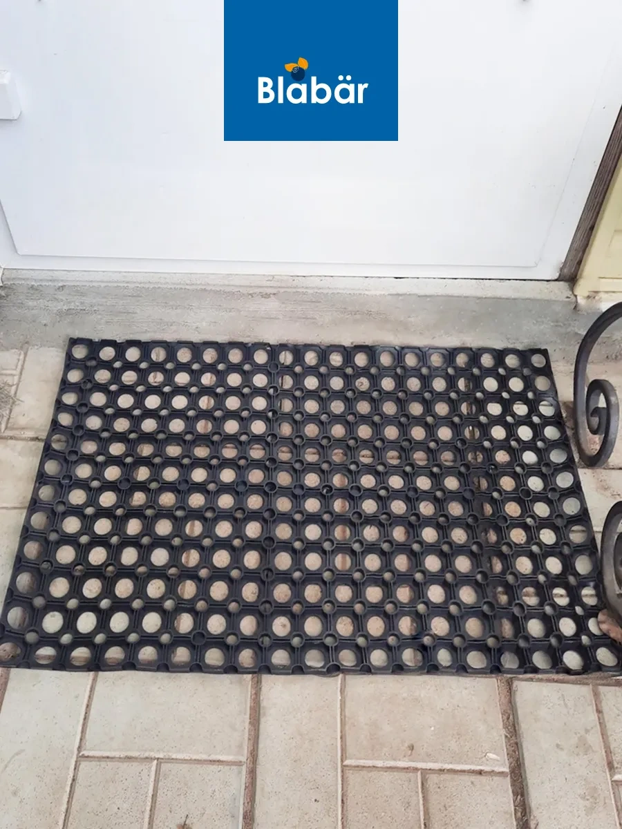 Blabar Kauçuk Kapı Önü Paspası Hücreli 40 X 60 Cm 24721217 Siyah