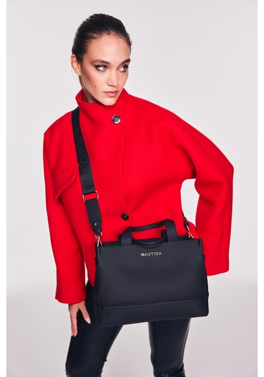 Nautica Cn6500t Kadın El Ve Omuz Çantası Siyah Siyah