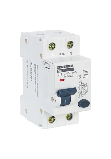 Generica Radyifer Farkı Anahtarı C16 Otomatik Anahtarı 201763874