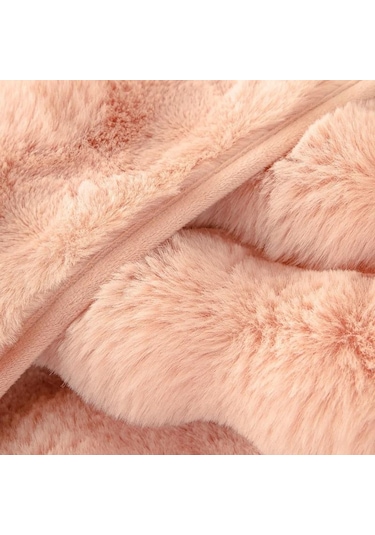 Yapay Tavşan Kürk Kanepe Örtüsü Kaymaz Ve Toz Geçirmez Kalın Yumuşak Kanepe Örtüsü Mobilya Koruyucu Koyu Gri