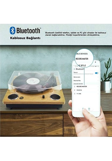 Tt249 Retro Pikap Bluetooth Mp3 Kayıt Özelliği