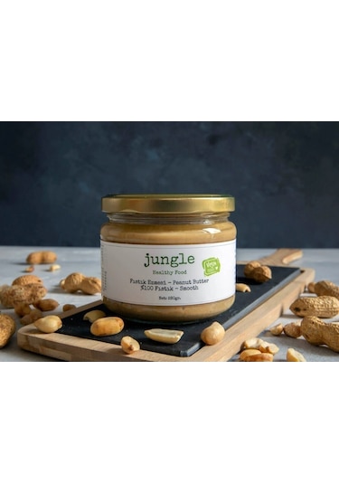 Katkısız Fıstık Ezmesi Sade Pürüzsüz Smooth 280gr